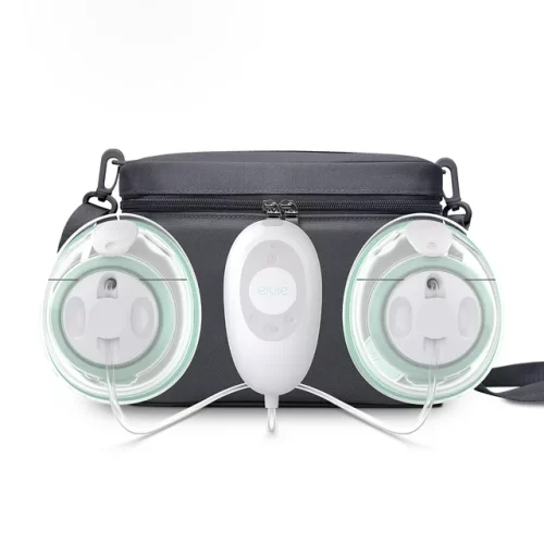 Elvie Stride Plus – Hands-Free, Hospital-Grade Electric Breast Pump with 3-in-1 Bag