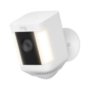 Spotlight Cam Plus Battery 1080p HD Security Camera with Built Two-Way Talk - White